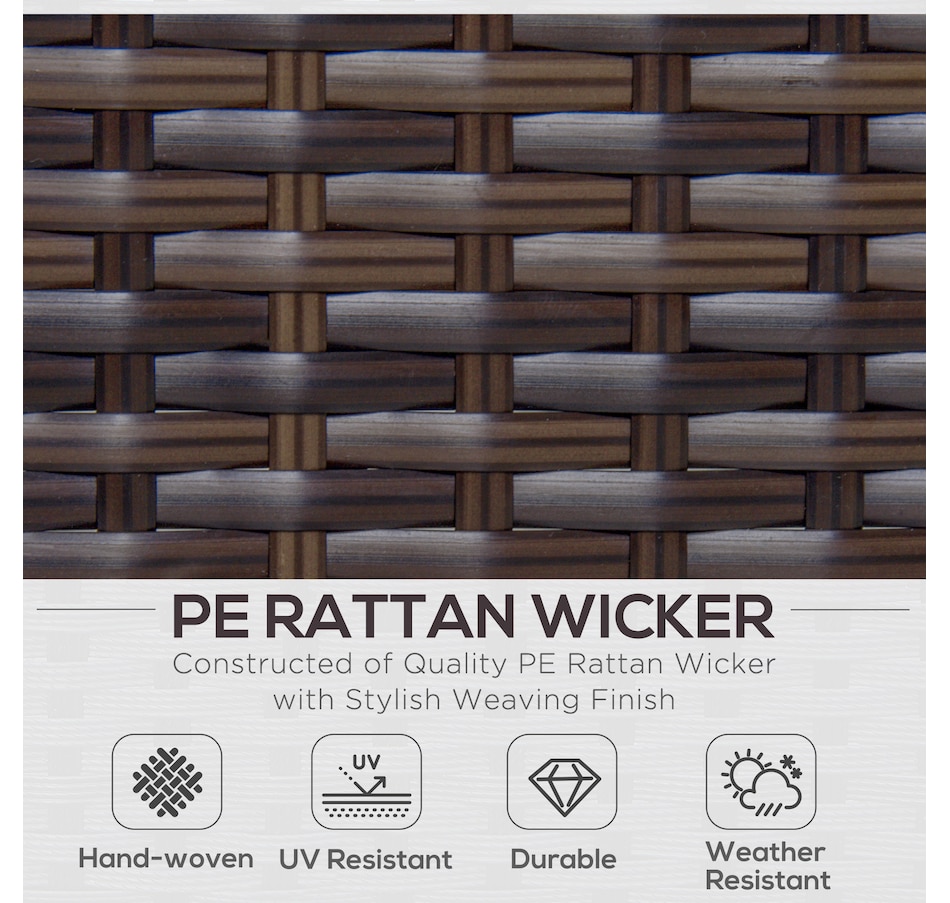 Image 969250_ALTMORE11.jpg, Product 969-250 / Price $689.99, Outsunny Patio Wicker Sofa Furniture Set with Cushions Mixed 6 Pieces grey from Outsunny on TSC.ca's Home & Garden department