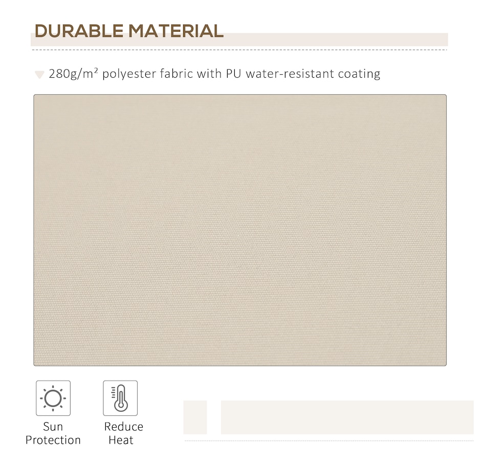 Image 969261_ALTMORE11.jpg, Product 969-261 / Price $289.99, Outsunny 12' x 8' Retractable Awning from Outsunny on TSC.ca's Home & Garden department