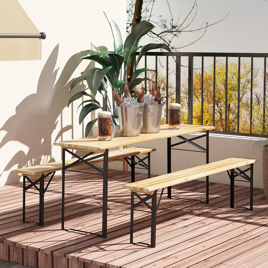 Image 969262_ALTMORE1.jpg, Product 969-262 / Price $139.99, Outsunny 3 Pieces Folding Picnic Table Set from Outsunny on TSC.ca's Home & Garden department