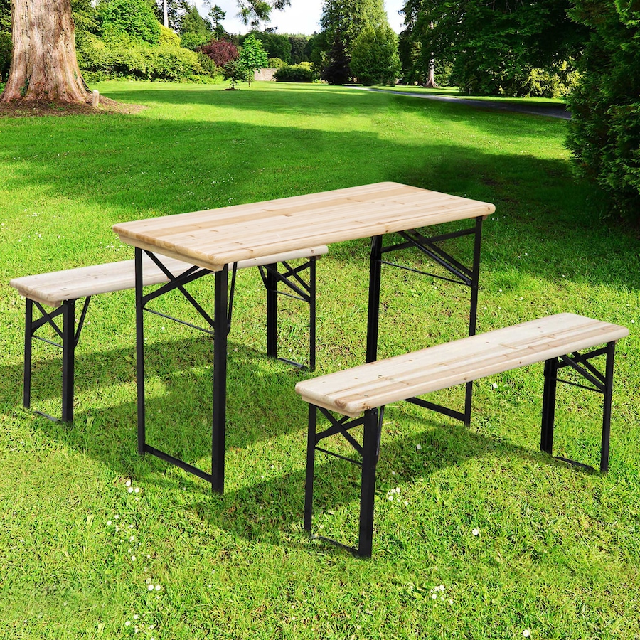 Image 969262_ALTMORE9.jpg, Product 969-262 / Price $139.99, Outsunny 3 Pieces Folding Picnic Table Set from Outsunny on TSC.ca's Home & Garden department