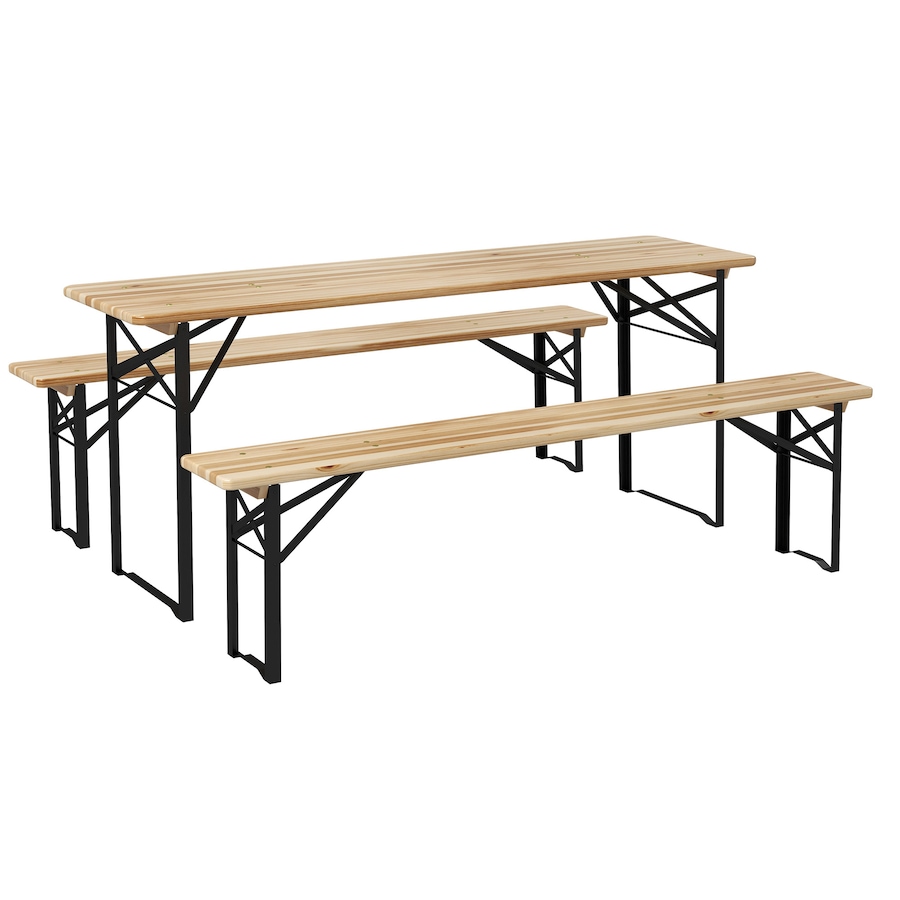 Image 969262_ST01.jpg, Product 969-262 / Price $139.99, Outsunny 3 Pieces Folding Picnic Table Set from Outsunny on TSC.ca's Home & Garden department