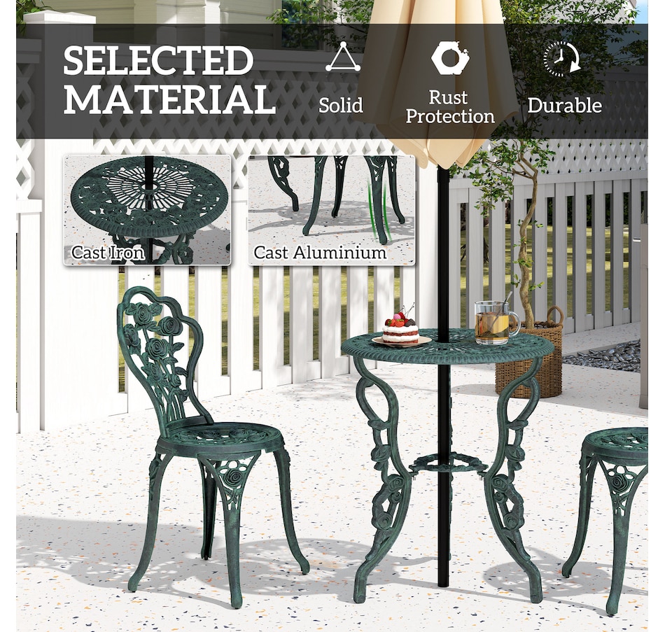 Image 969298_ALTMORE5.jpg, Product 969-298 / Price $209.99, Outsunny 3 Piece Antique Style Patio Bistro Set from Outsunny on TSC.ca's Home & Garden department