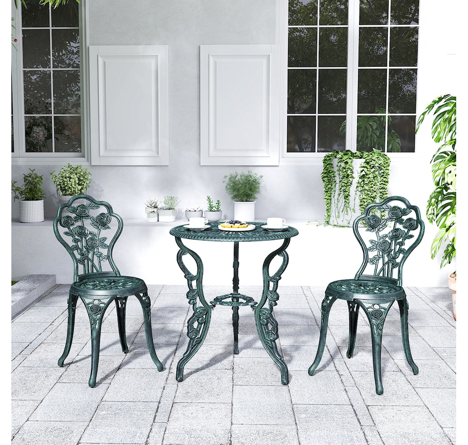Image 969298_ALTMORE6.jpg, Product 969-298 / Price $209.99, Outsunny 3 Piece Antique Style Patio Bistro Set from Outsunny on TSC.ca's Home & Garden department