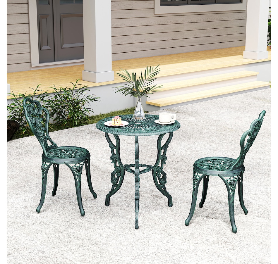 Image 969298_ALTMORE8.jpg, Product 969-298 / Price $209.99, Outsunny 3 Piece Antique Style Patio Bistro Set from Outsunny on TSC.ca's Home & Garden department