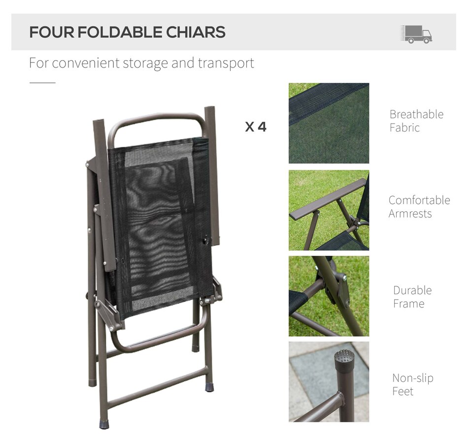 Image 969328_ALTMORE6.jpg, Product 969-328 / Price $239.99 - $259.99, Outsunny 6 Pieces Patio Dining Set with Umbrella from Outsunny on TSC.ca's Home & Garden department