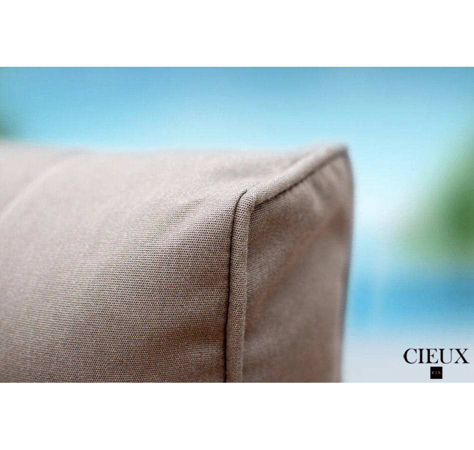 Image 969336_ALTMORE4.jpg, Product 969-336 / Price $1,399.99, CIEUX Valence Outdoor Patio Wicker Loveseat in Brown with Sunbrella Canvas Taupe Cushions from CIEUX on TSC.ca's Home & Garden department