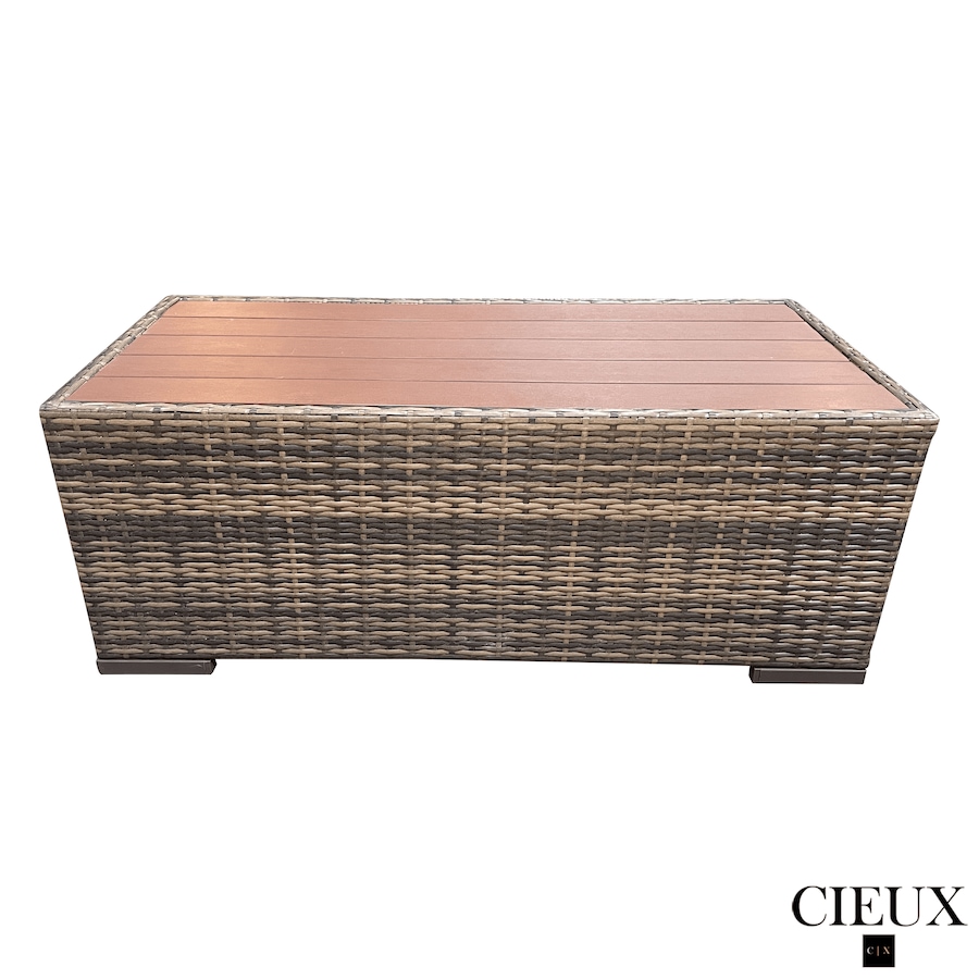 Image 969340_ALTMORE3.png, Product 969-340 / Price $399.99, CIEUX Valence Outdoor Patio Wicker Rectangular Coffee Table in Brown from CIEUX on TSC.ca's Home & Garden department