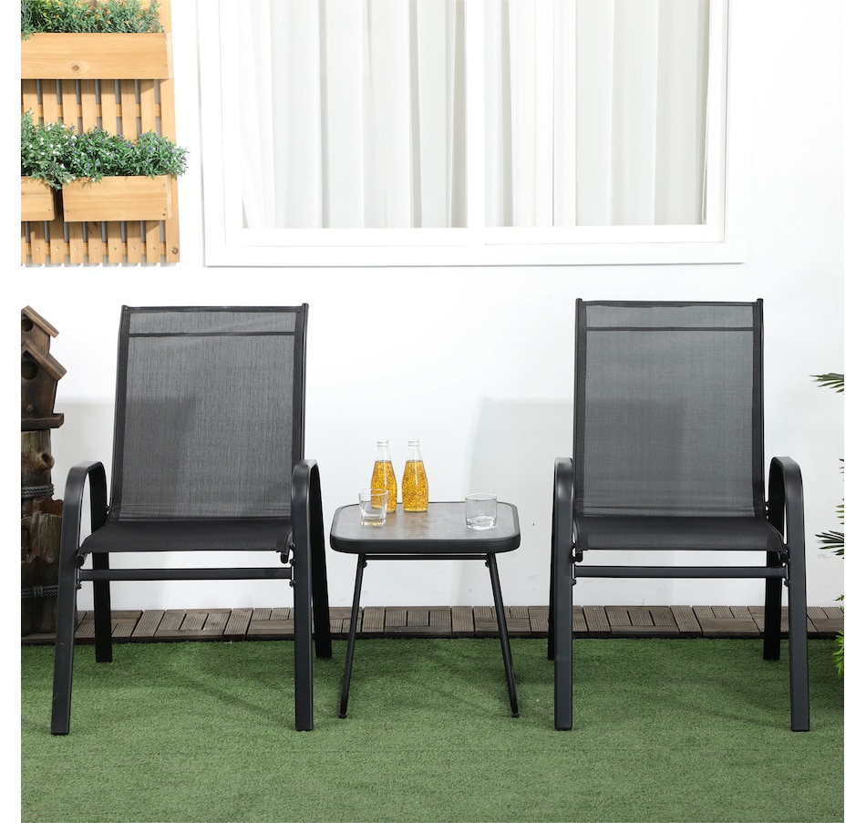 Image 969361_ALTMORE1.jpg, Product 969-361 / Price $134.99, Outsunny 3-Piece Patio Bistro Set from Outsunny on TSC.ca's Home & Garden department
