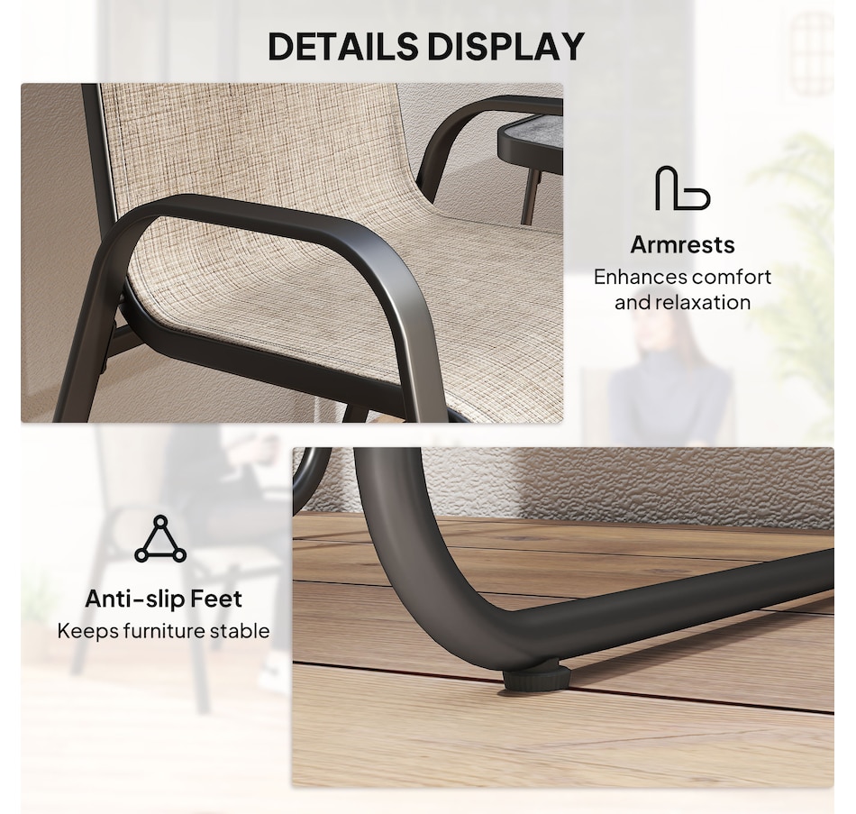 Image 969361_ALTMORE20.jpg, Product 969-361 / Price $134.99, Outsunny 3-Piece Patio Bistro Set from Outsunny on TSC.ca's Home & Garden department