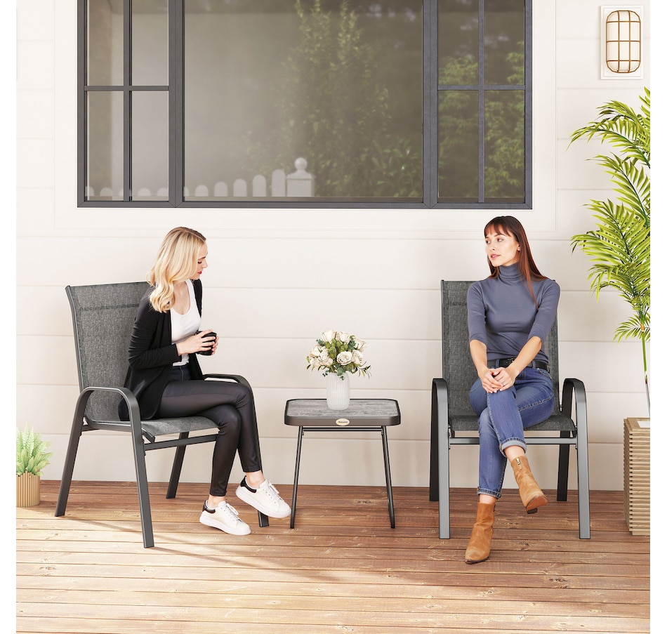 Image 969361_ALTMORE9.jpg, Product 969-361 / Price $134.99, Outsunny 3-Piece Patio Bistro Set from Outsunny on TSC.ca's Home & Garden department