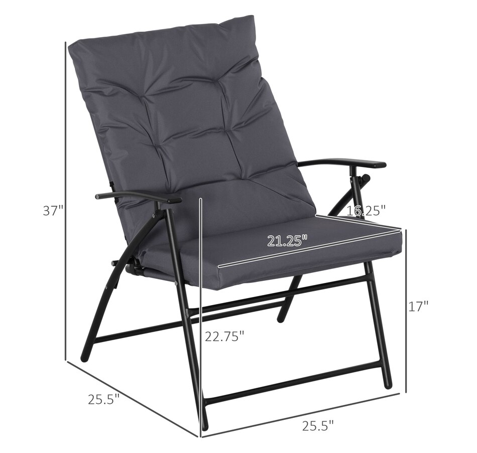 Image 969367_ALTMORE10.jpg, Product 969-367 / Price $139.99 - $144.99, Outsunny 2PCs Foldable Camping Chairs with Adjustable Backrest for Outdoor from Outsunny on TSC.ca's Home & Garden department