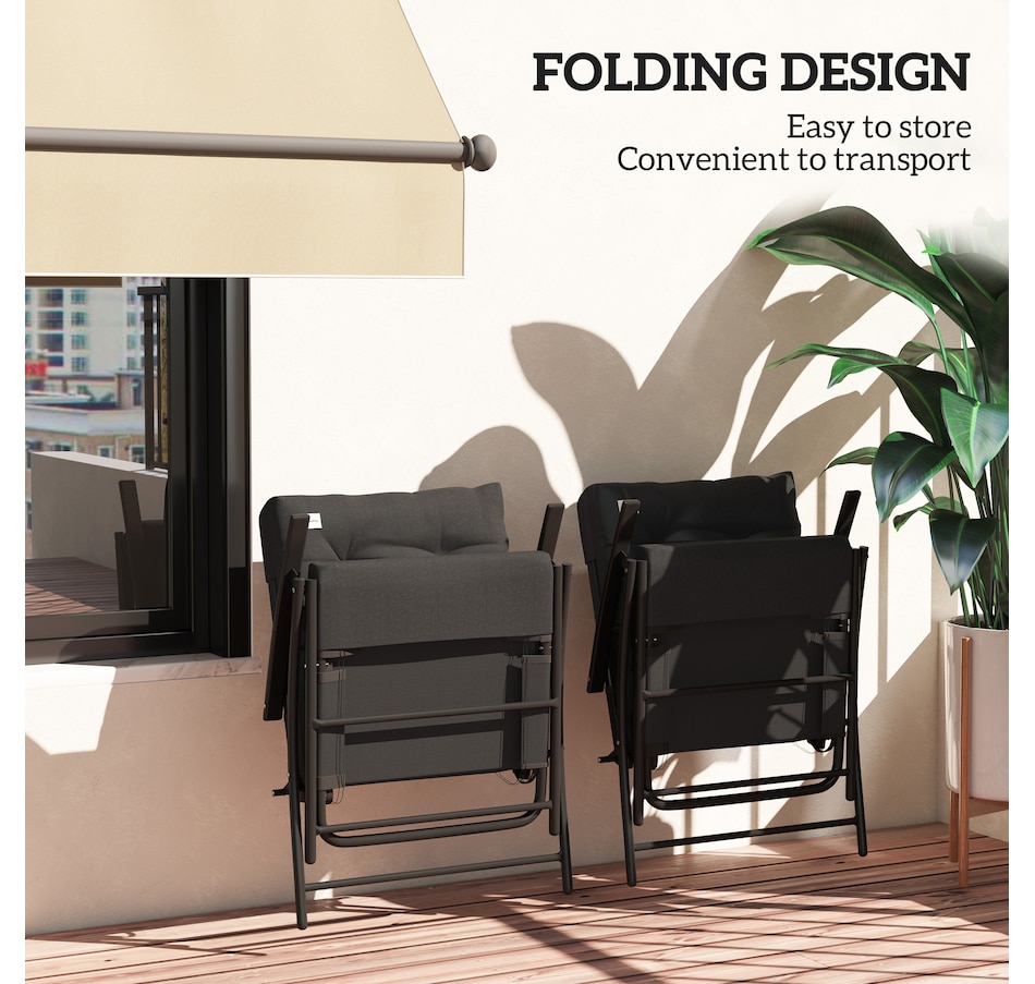 Image 969367_ALTMORE19.jpg, Product 969-367 / Price $139.99 - $144.99, Outsunny 2PCs Foldable Camping Chairs with Adjustable Backrest for Outdoor from Outsunny on TSC.ca's Home & Garden department
