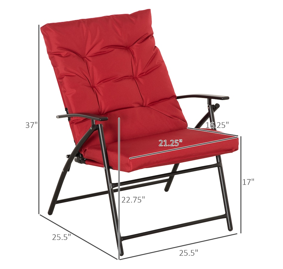 Image 969367_ALTMORE2.jpg, Product 969-367 / Price $139.99 - $144.99, Outsunny 2PCs Foldable Camping Chairs with Adjustable Backrest for Outdoor from Outsunny on TSC.ca's Home & Garden department