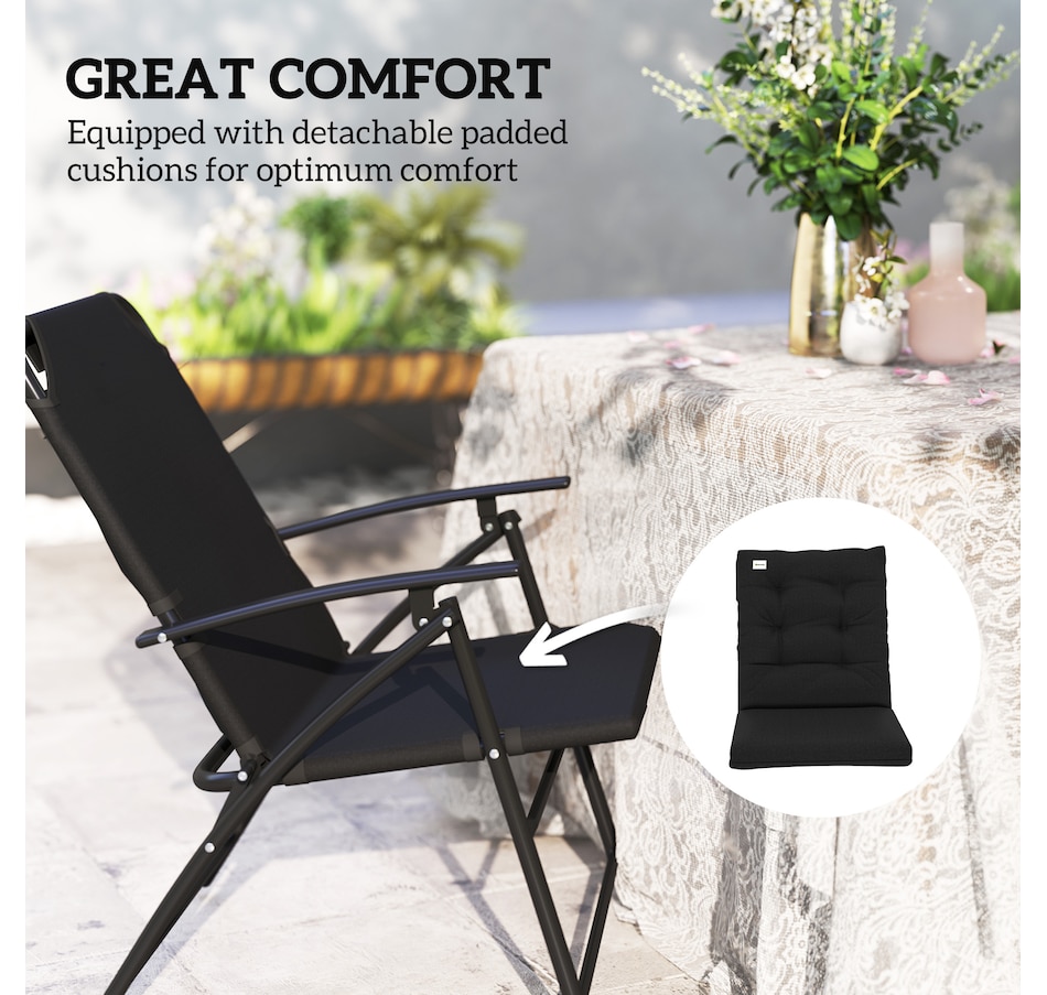 Image 969367_ALTMORE22.jpg, Product 969-367 / Price $139.99 - $144.99, Outsunny 2PCs Foldable Camping Chairs with Adjustable Backrest for Outdoor from Outsunny on TSC.ca's Home & Garden department