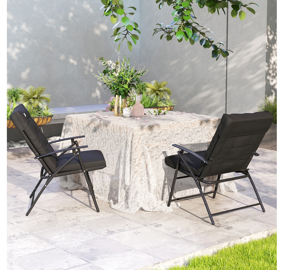 Image 969367_ALTMORE24.jpg, Product 969-367 / Price $139.99 - $144.99, Outsunny 2PCs Foldable Camping Chairs with Adjustable Backrest for Outdoor from Outsunny on TSC.ca's Home & Garden department