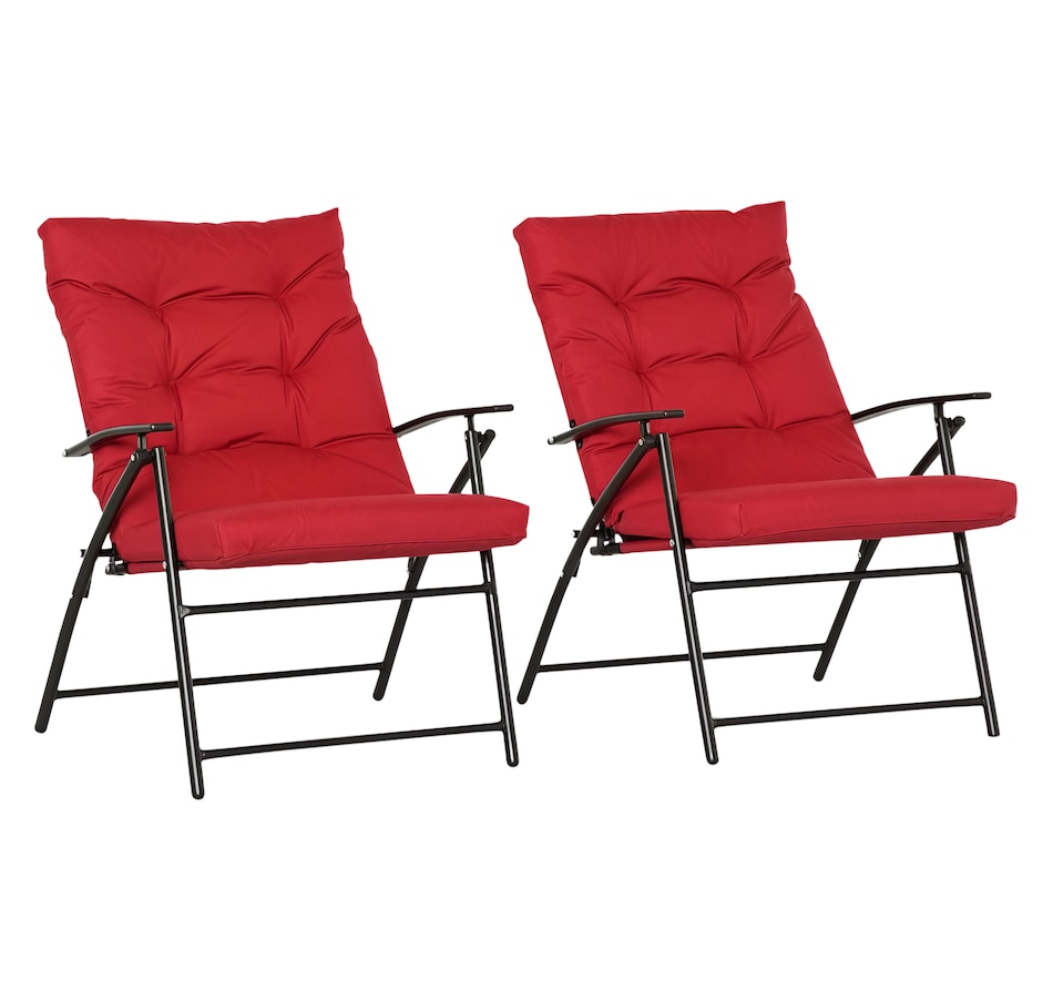 Image 969367_ST01.png, Product 969-367 / Price $139.99 - $144.99, Outsunny 2PCs Foldable Camping Chairs with Adjustable Backrest for Outdoor from Outsunny on TSC.ca's Home & Garden department