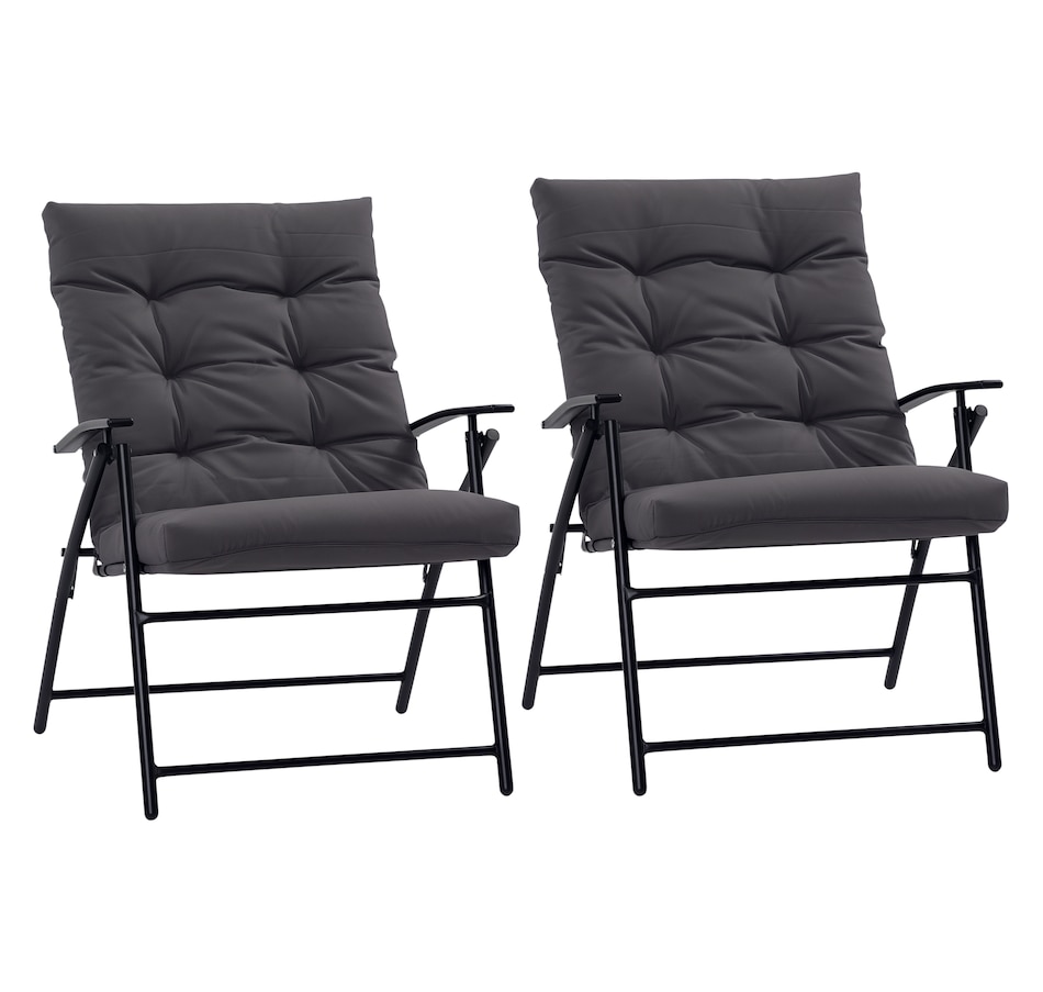 Image 969367_ST02.png, Product 969-367 / Price $139.99 - $144.99, Outsunny 2PCs Foldable Camping Chairs with Adjustable Backrest for Outdoor from Outsunny on TSC.ca's Home & Garden department