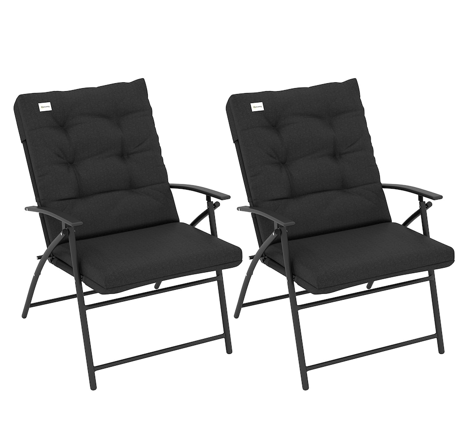 Image 969367_ST03.jpg, Product 969-367 / Price $139.99 - $144.99, Outsunny 2PCs Foldable Camping Chairs with Adjustable Backrest for Outdoor from Outsunny on TSC.ca's Home & Garden department