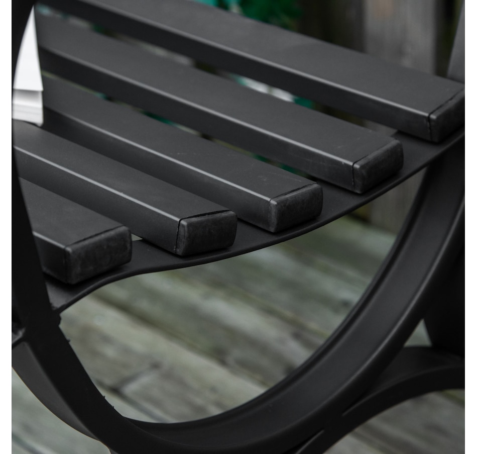 Image 969425_ALTMORE8.jpg, Product 969-425 / Price $119.99, Outsunny 2-Seater Outdoor Bench, Patio Loveseat with Armrests, Black from Outsunny on TSC.ca's Home & Garden department