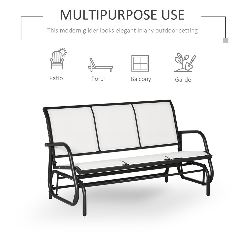 Image 969442_ALTMORE12.jpg, Product 969-442 / Price $164.99 - $189.99, Outsunny 3-Seat Outdoor Glider Chair from Outsunny on TSC.ca's Home & Garden department