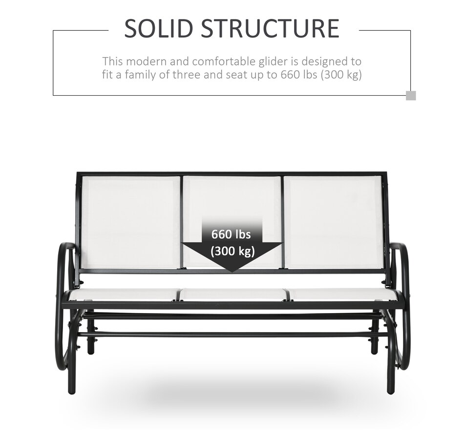Image 969442_ALTMORE13.jpg, Product 969-442 / Price $164.99 - $189.99, Outsunny 3-Seat Outdoor Glider Chair from Outsunny on TSC.ca's Home & Garden department