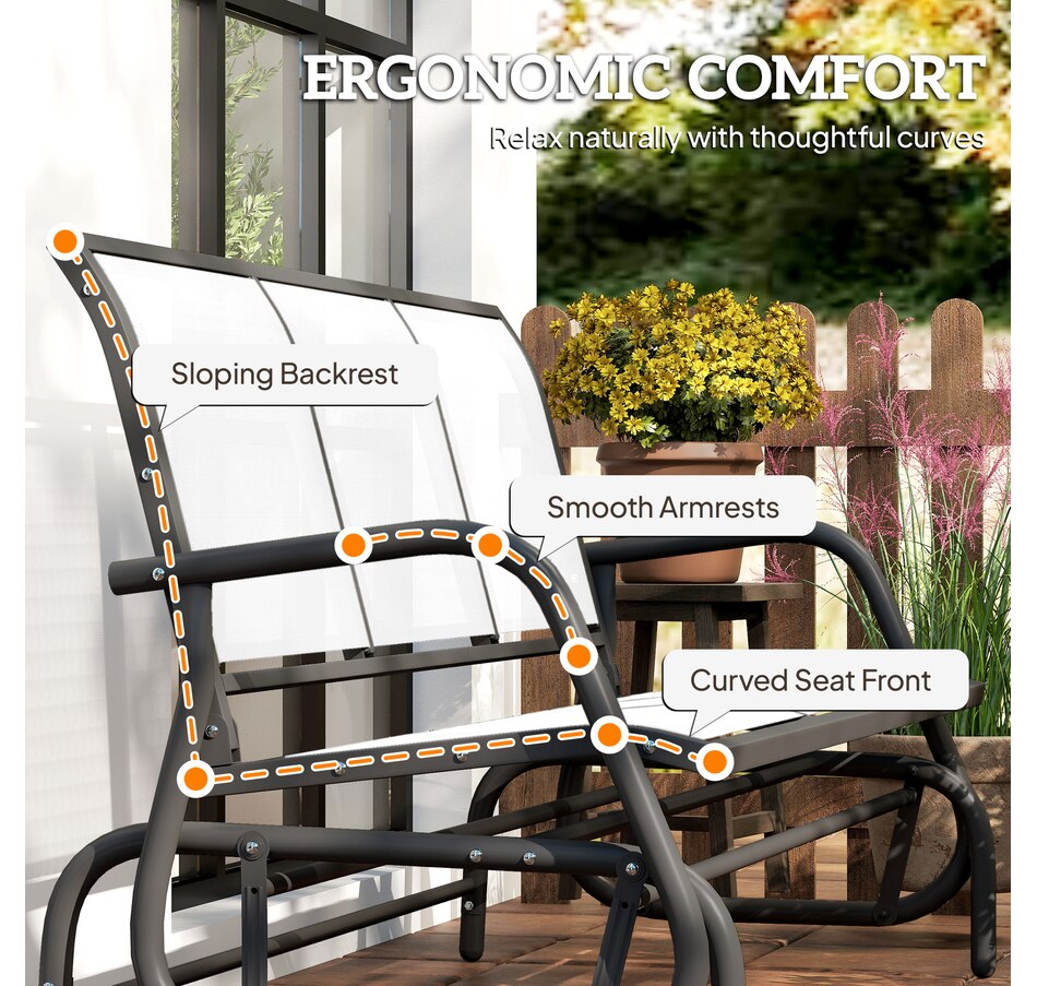 Image 969442_ALTMORE25.jpg, Product 969-442 / Price $164.99 - $189.99, Outsunny 3-Seat Outdoor Glider Chair from Outsunny on TSC.ca's Home & Garden department