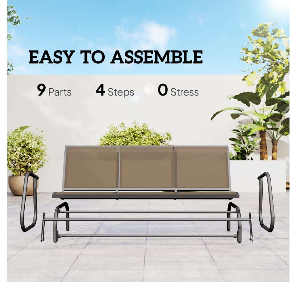 Image 969442_ALTMORE27.jpg, Product 969-442 / Price $164.99 - $189.99, Outsunny 3-Seat Outdoor Glider Chair from Outsunny on TSC.ca's Home & Garden department