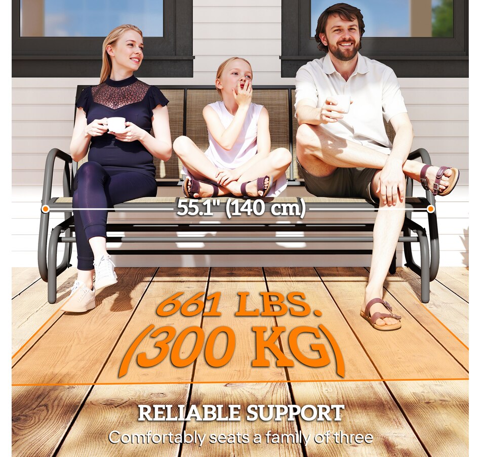 Image 969442_ALTMORE29.jpg, Product 969-442 / Price $164.99 - $189.99, Outsunny 3-Seat Outdoor Glider Chair from Outsunny on TSC.ca's Home & Garden department