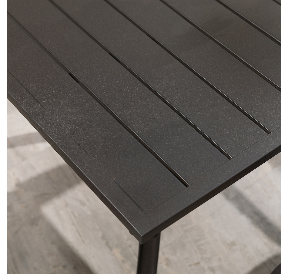 Image 969445_ALTMORE15.jpg, Product 969-445 / Price $699.99, Outsunny 5-Piece Outdoor Patio Dining Set, Black from Outsunny on TSC.ca's Home & Garden department