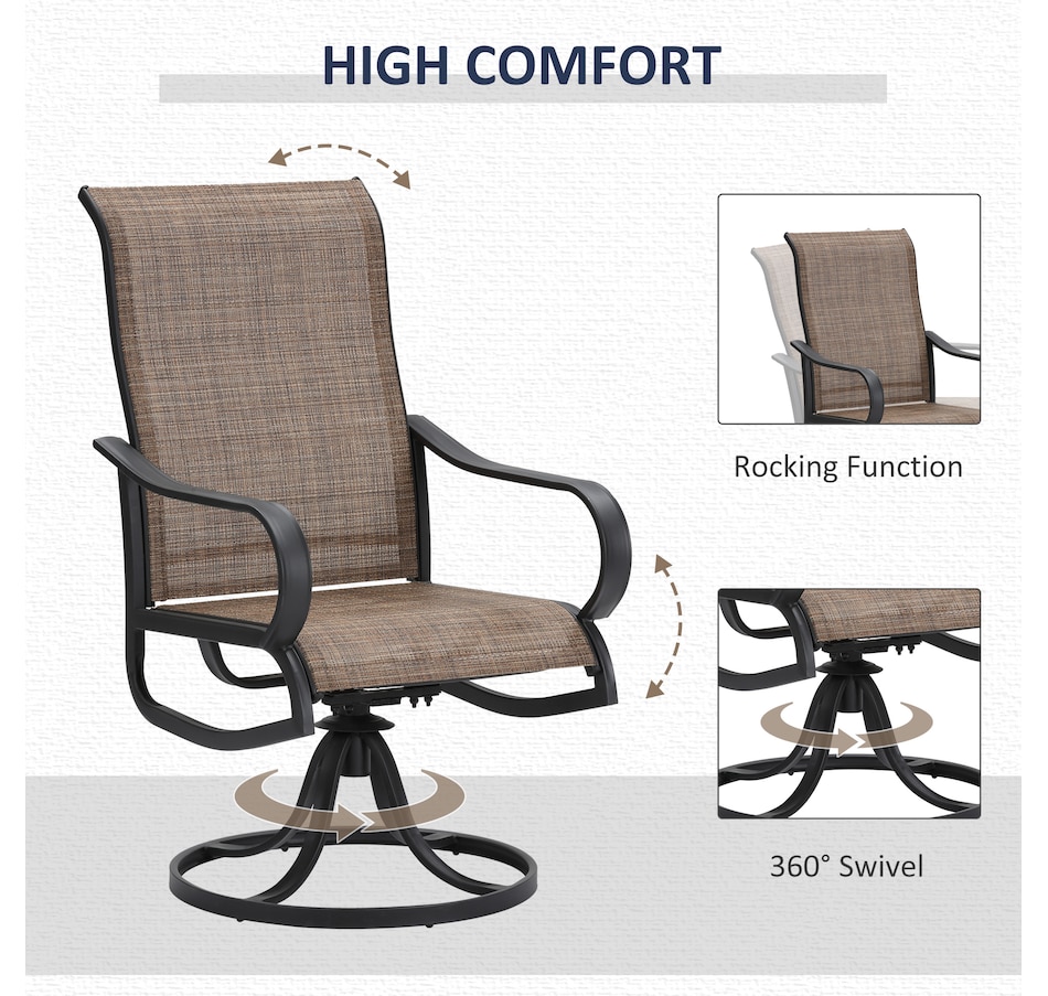 Image 969445_ALTMORE4.jpg, Product 969-445 / Price $699.99, Outsunny 5-Piece Outdoor Patio Dining Set, Black from Outsunny on TSC.ca's Home & Garden department