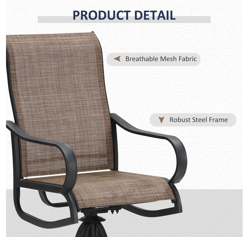 Image 969445_ALTMORE5.jpg, Product 969-445 / Price $699.99, Outsunny 5-Piece Outdoor Patio Dining Set, Black from Outsunny on TSC.ca's Home & Garden department