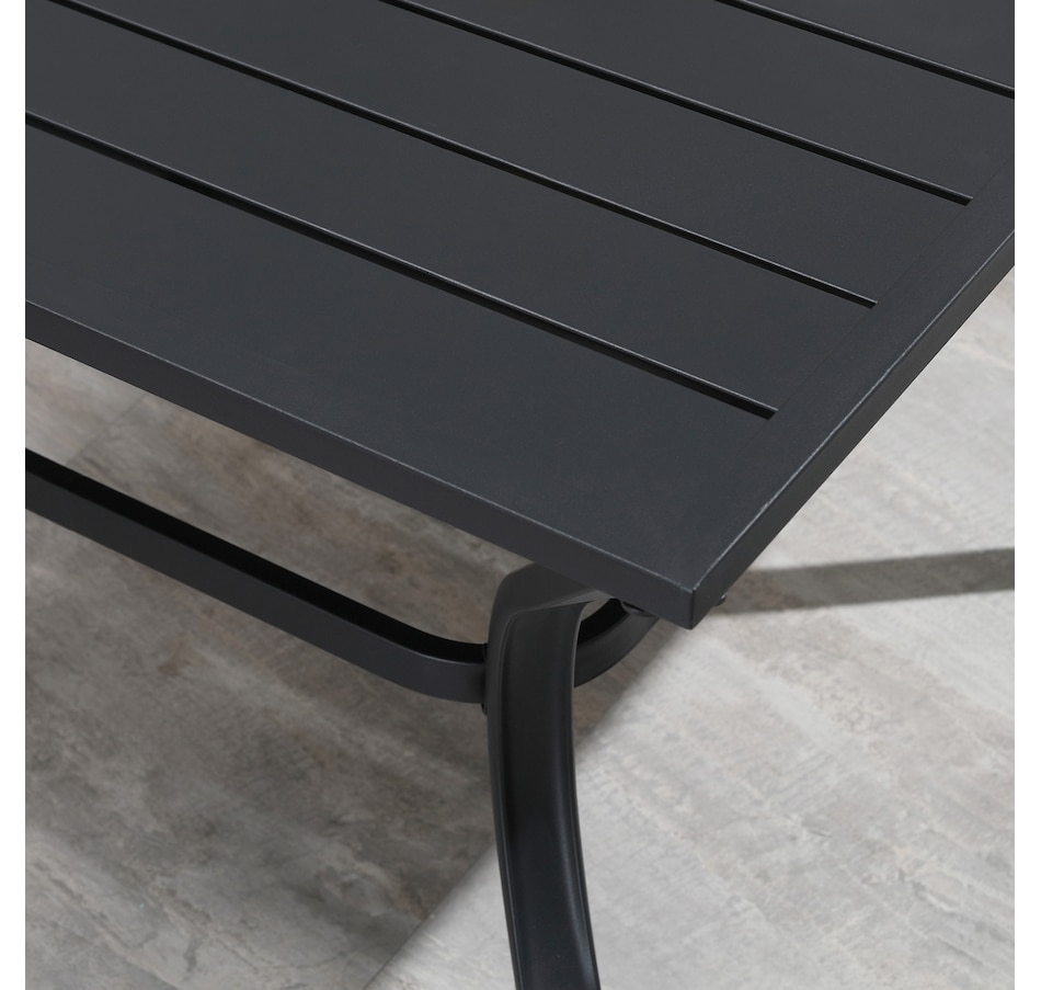 Image 969445_ALTMORE7.jpg, Product 969-445 / Price $699.99, Outsunny 5-Piece Outdoor Patio Dining Set, Black from Outsunny on TSC.ca's Home & Garden department