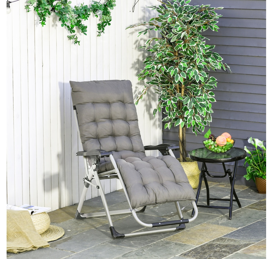 Image 969448_ALTMORE1.jpg, Product 969-448 / Price $94.99 - $109.99, Outsunny Reclining Zero Gravity Chair Folding Sun Lounger Cushion Headrest from Outsunny on TSC.ca's Home & Garden department