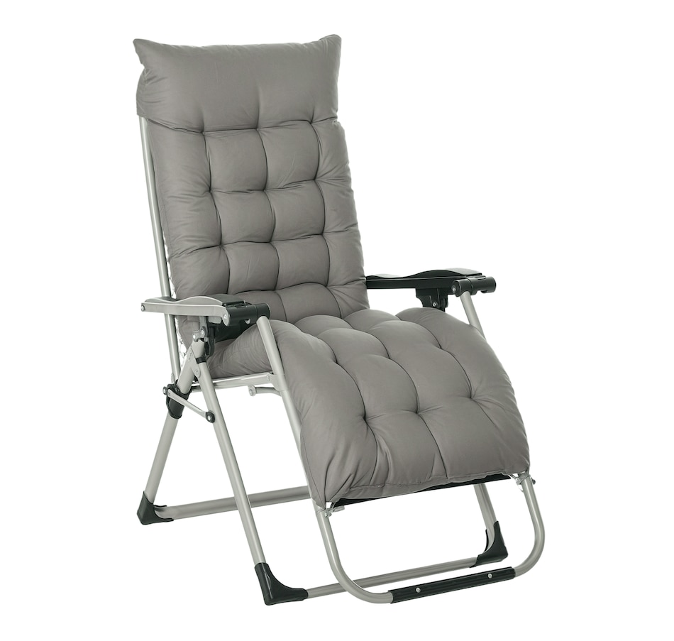 Image 969448_ST01.png, Product 969-448 / Price $94.99 - $109.99, Outsunny Reclining Zero Gravity Chair Folding Sun Lounger Cushion Headrest from Outsunny on TSC.ca's Home & Garden department