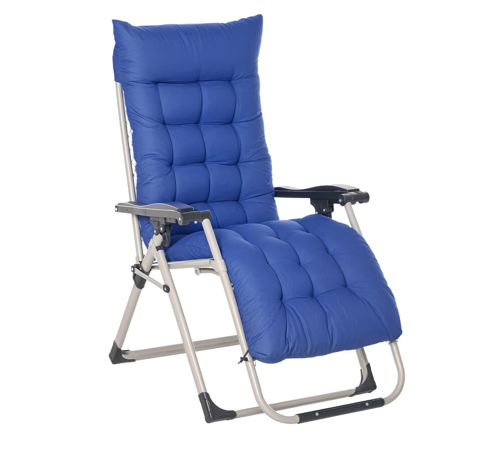 Image 969448_ST04.png, Product 969-448 / Price $94.99 - $109.99, Outsunny Reclining Zero Gravity Chair Folding Sun Lounger Cushion Headrest from Outsunny on TSC.ca's Home & Garden department