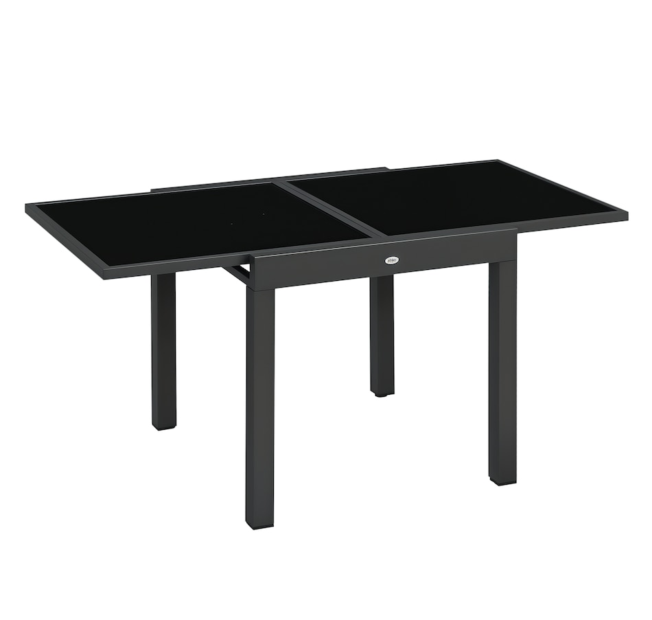 Image 969449_ST01.png, Product 969-449 / Price $227.99 - $239.99, Outsunny Extendable Outdoor Dining Table Patio Table with Aluminium Frame from Outsunny on TSC.ca's Home & Garden department