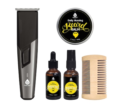 Mario Lopez Rechargeable Menâ€™s Grooming & Beard Care Bundle Complete Hair, Beard, Nose, and Ear Kit