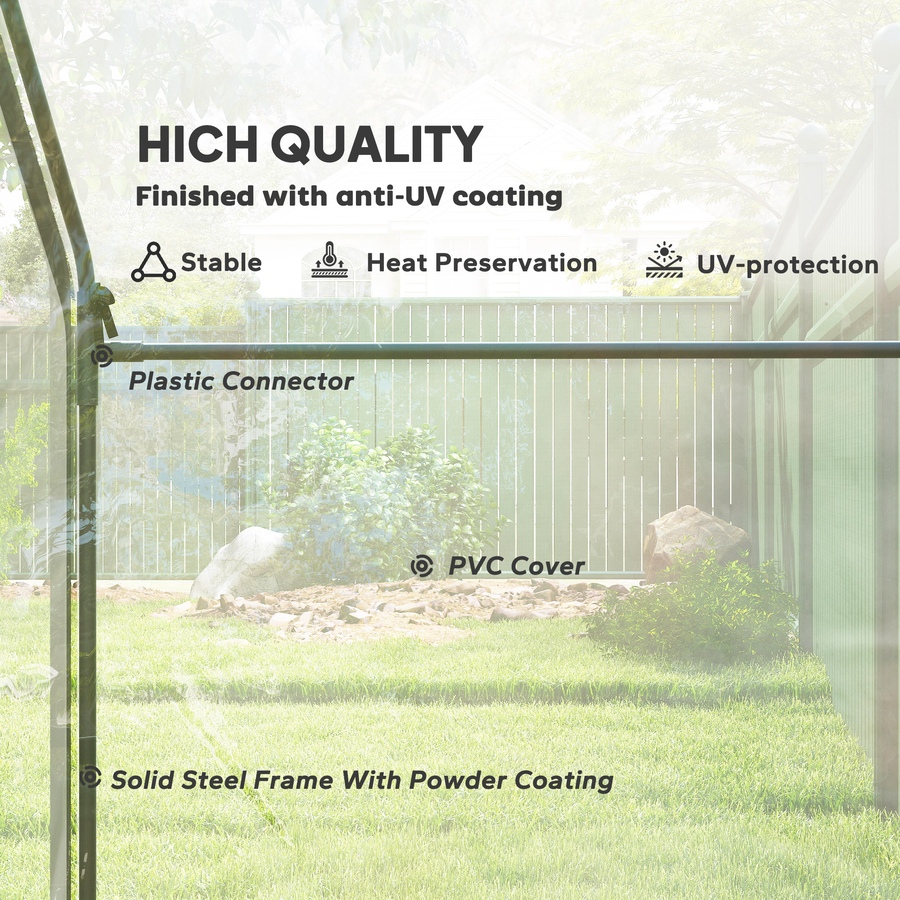 Image 976215_ALTMORE4.jpg, Product 976-215 / Price $49.99, Outsunny 6 x 3.3 x 5.5ft Garden Greenhouse Mini Flower Plant Growing Tent from Outsunny on TSC.ca's Home & Garden department