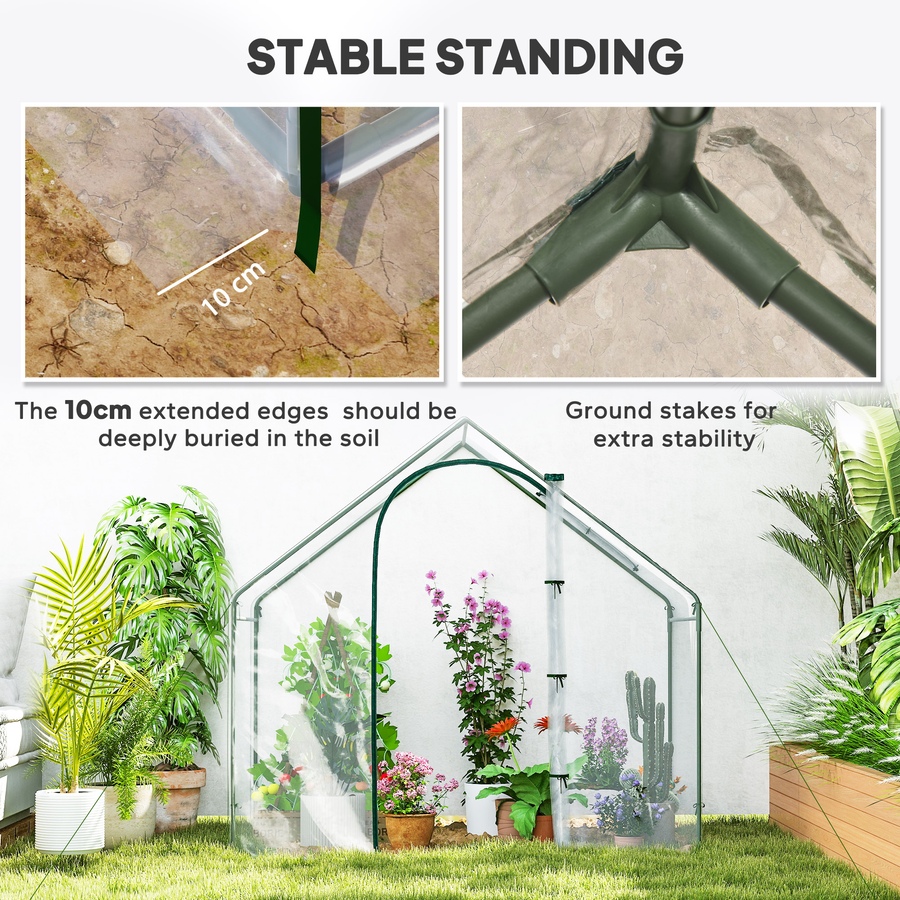 Image 976215_ALTMORE5.jpg, Product 976-215 / Price $49.99, Outsunny 6 x 3.3 x 5.5ft Garden Greenhouse Mini Flower Plant Growing Tent from Outsunny on TSC.ca's Home & Garden department
