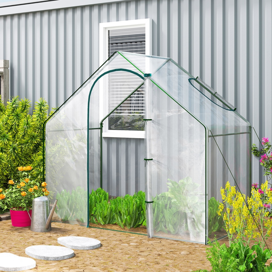 Image 976215_ALTMORE7.jpg, Product 976-215 / Price $49.99, Outsunny 6 x 3.3 x 5.5ft Garden Greenhouse Mini Flower Plant Growing Tent from Outsunny on TSC.ca's Home & Garden department