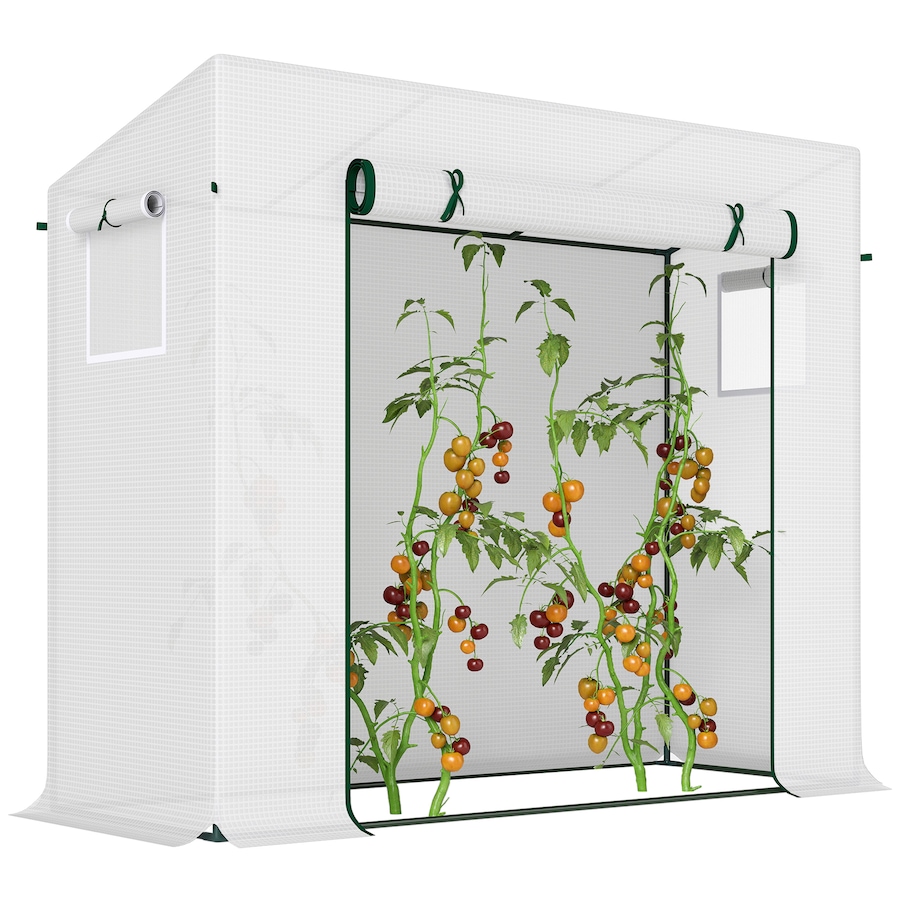 Image 976219.jpg, Product 976-219 / Price $52.99, Outsunny Walk-in Garden Greenhouse Patio Hot House w/ Steel Frame Door from Outsunny on TSC.ca's Home & Garden department