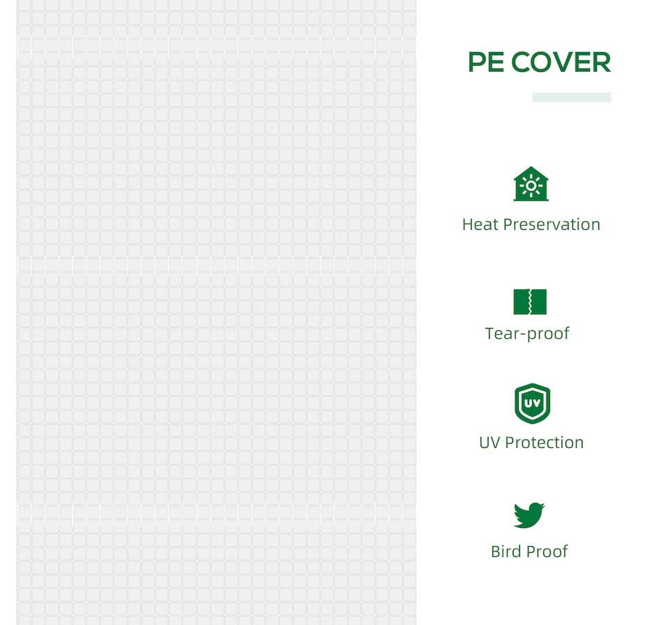 Image 976222_ALTMORE3.jpg, Product 976-222 / Price $36.99, Outsunny 47" x 24" x 24" Portable Mini Tunnel Greenhouse Garden Warm House from Outsunny on TSC.ca's Home & Garden department