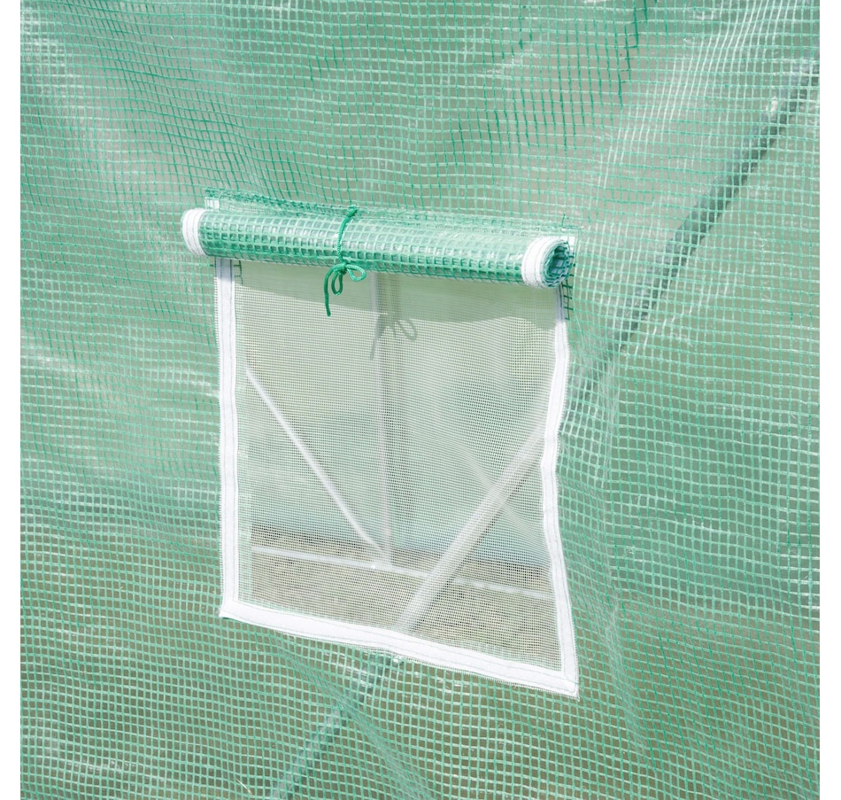 Image 976225_ALTMORE8.jpg, Product 976-225 / Price $192.99, Outsunny Walk-in Tunnel Greenhouse 19 x 10 x 6.6 ft Hoop House, Green from Outsunny on TSC.ca's Home & Garden department