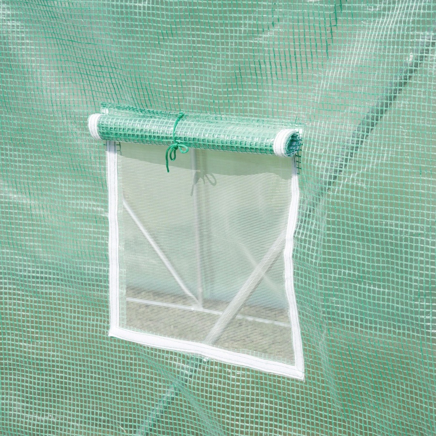 Image 976225_ALTMORE8.jpg, Product 976-225 / Price $189.99, Outsunny Walk-in Tunnel Greenhouse 19 x 10 x 6.6 ft Hoop House, Green from Outsunny on TSC.ca's Home & Garden department