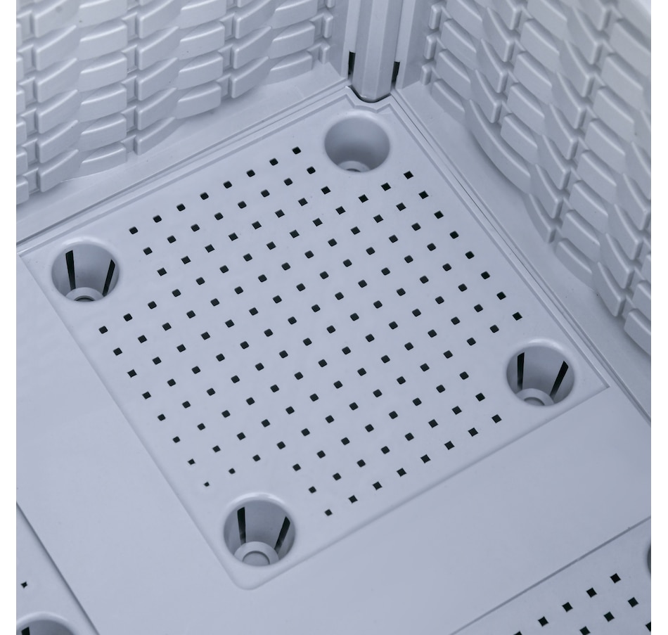 Image 976235_ALTMORE8.jpg, Product 976-235 / Price $49.99, Outsunny 2 Piece Raised Garden Bed PP Raised Flower Bed Light Grey from Outsunny on TSC.ca's Home & Garden department
