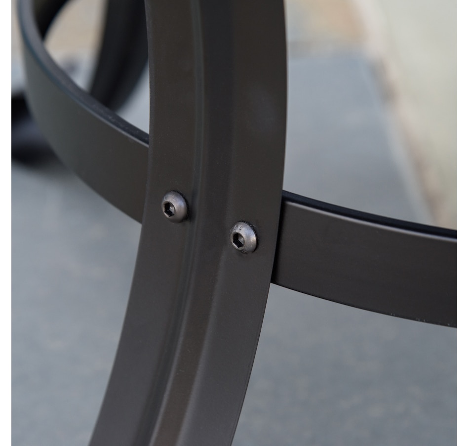 Image 976236_ALTMORE8.jpg, Product 976-236 / Price $94.99, Outsunny Outdoor Fire Pit, Wood Burner with Screen and Poker, Black from Outsunny on TSC.ca's department