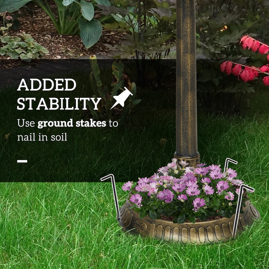 Image 976254_ALTMORE6.jpg, Product 976-254 / Price $56.99, Outsunny Bird Bath for Outdoors, Birdbath with Bird Decoration, Bronze from Outsunny on TSC.ca's Home & Garden department