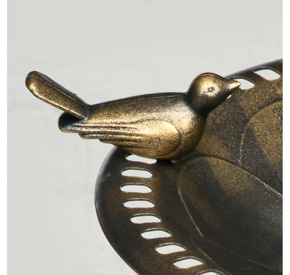 Image 976254_ALTMORE7.jpg, Product 976-254 / Price $49.99, Outsunny Bird Bath for Outdoors, Birdbath with Bird Decoration, Bronze from Outsunny on TSC.ca's Home & Garden department