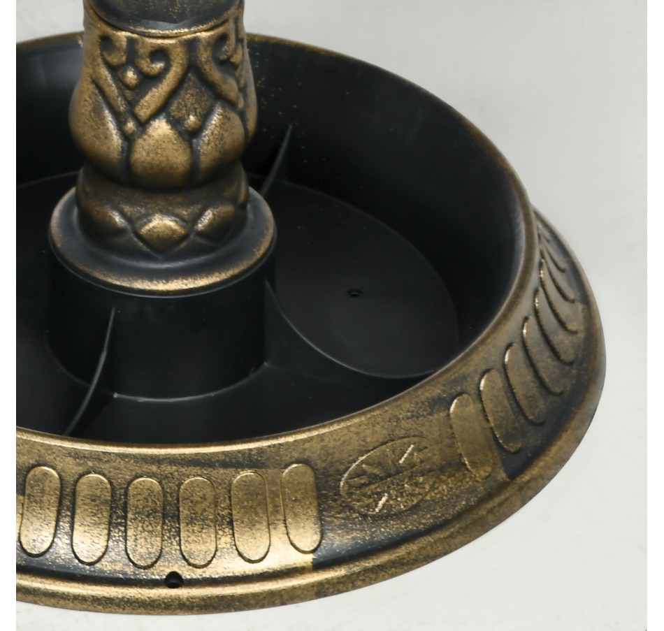 Image 976254_ALTMORE8.jpg, Product 976-254 / Price $49.99, Outsunny Bird Bath for Outdoors, Birdbath with Bird Decoration, Bronze from Outsunny on TSC.ca's Home & Garden department