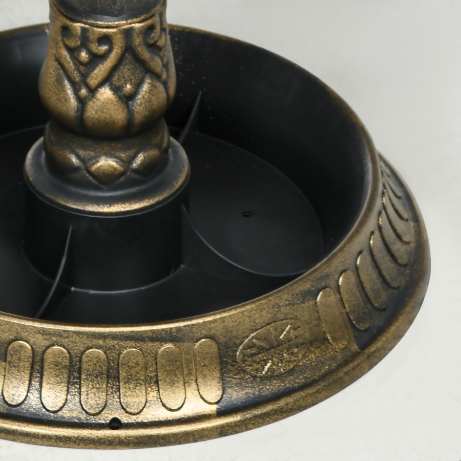 Image 976254_ALTMORE8.jpg, Product 976-254 / Price $56.99, Outsunny Bird Bath for Outdoors, Birdbath with Bird Decoration, Bronze from Outsunny on TSC.ca's Home & Garden department